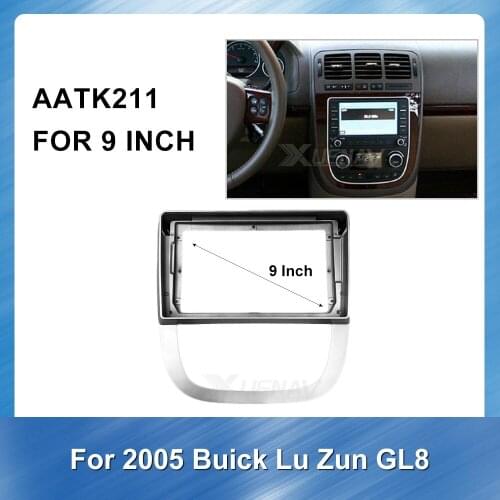 9inch Car Refitting Stereo DVD Player Refitting Frame Car Radio Fascia Frame Dash Panel for Buick Lu Zun GL8 2005 Head Unit