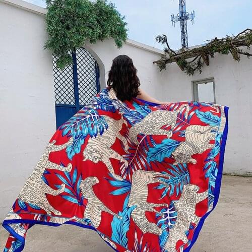 Large Size Travel Beach Towels Vintage Ethnic Style Scarf Women Sun Shade Retro Silk Cotton Tapestry Pashmina Yoga 190x140cm
