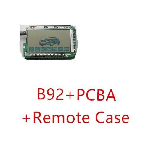 B92 trinket LCD Remote Control Key Fob For Starline B92 Car Anti-theft 2 Way Alarm System