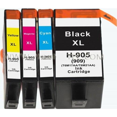 INK WAY Compatible Inkjet Cartridge for HP905 XL for hp 909 XL Ink Cartridge for HP OfficeJet 6960 6970 6950 6956 etc