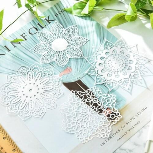 Flower Round Circle Metal Cutting Dies Stencil Scrapbooking Photo Album Card Paper Embossing Craft DIY
