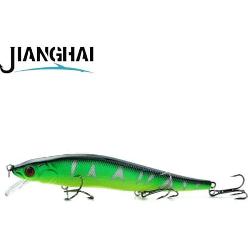JIANGHAI Minnow Fishing Lure Crank Bait 140mm 22.7g Artificial Hard Bait Fishing Tackle Quality Wobblers Swimbait LM4