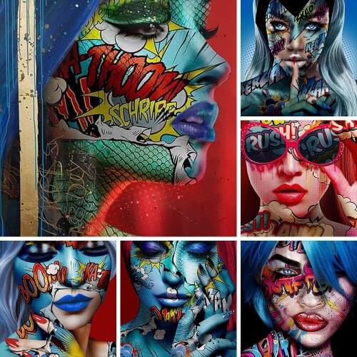 Cool Heroes Painting By Numbers Canvas Color Painting Pop Art Figure Oil Paint By Numbers Handpainted Diy Gift Home Wall Decor