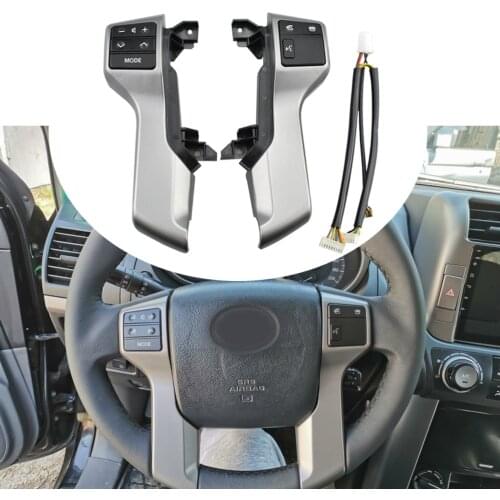 Steering Wheel Switch Control Button Assy For Toyota Land Cruiser Prado 2009-2016 Bluetooth Steering Wheel Control