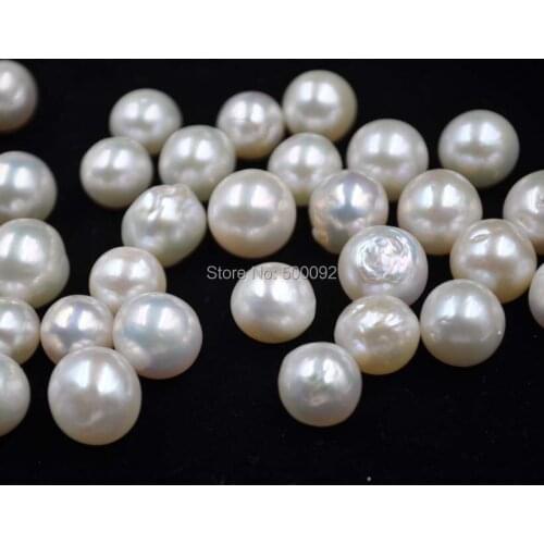 Wholesale 20 pcs 11-14mm WHITE Furrow Kasumi pearl LOOSE JEWELRY