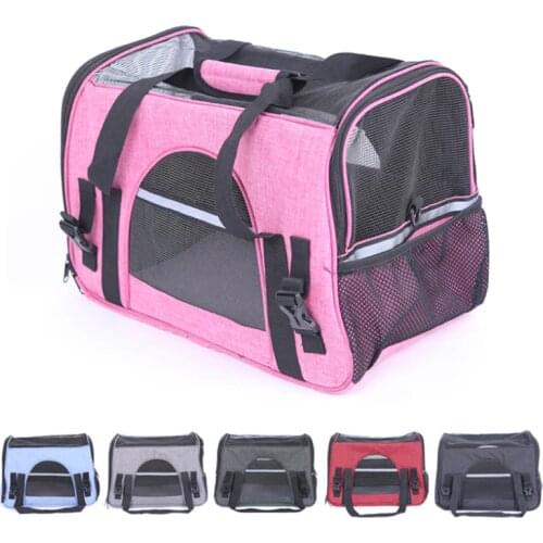 Dog Travel Bag Portable Dog Car Seat Carrier for Small Dogs Scratch Proof Breathable Cat Carrier Soft Sided Outgoing Pet Handbag