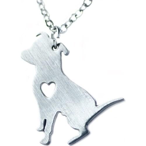 SUTEYI Retro selling new bulldog pendant Collarbone chain necklace silver color fashion stainless steel animal dog necklace