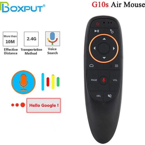 G10 G10S Air Mouse Voice Remote Control 2.4G Wireless Gyroscope IR Learning for H96 MAX X88 PRO X96 MAX Android TV Box HK1 T9