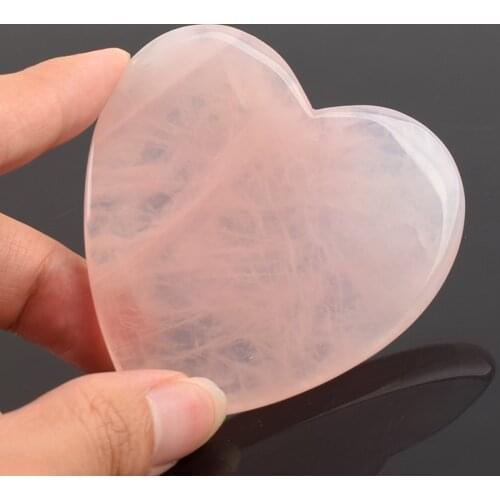 Rose Quartz Jade Guasha Board Natural Stone Massage Tools For Face Neck Relax Muscle As Gift