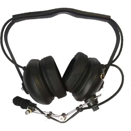 Noise Reduction Aviation MIC Headset VOX Volume Adjustment Speaker with Finger PTT for Motorola EP450 GP2000 GP88 GP88S Radio