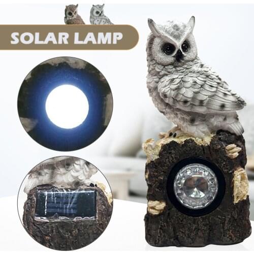 Led Light Dwarf Statue Kawaii Animal Solaroutdoor Garden Resin Elf Doll Figurines Craft Resin Sculpture Garden Decorations