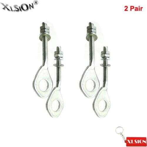 XLSION 2Pair Chain Adjuster Tensioner Bolts For Honda Monkey Z50 Z50A Z50J Bikes Fits Monkey and Dax standard Fitment 12mm