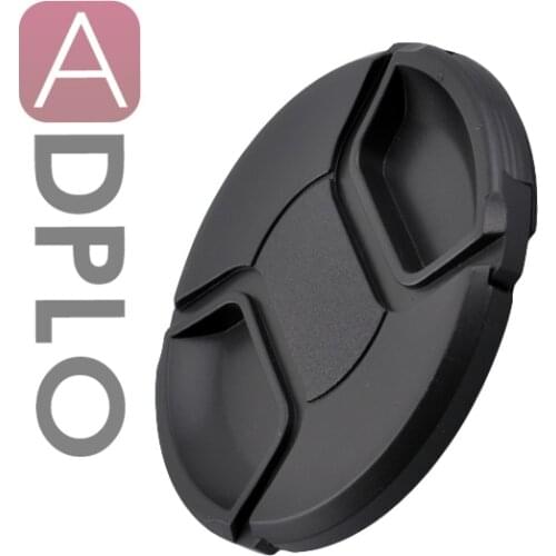 ADPLO 2PCS 62mm 62 mm Center Pinch Front Lens Cap