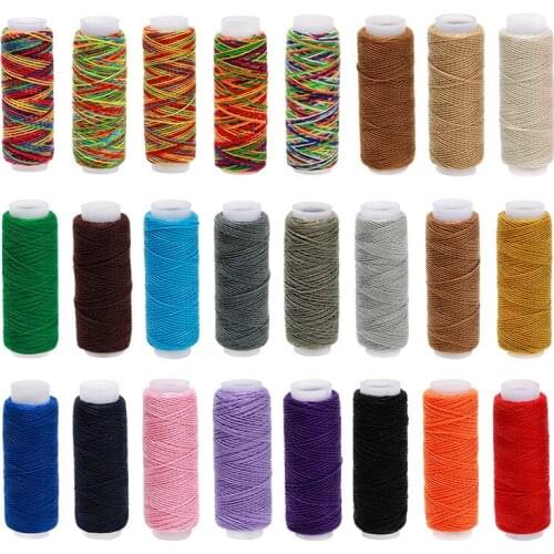 24color/set Sewing Thread Hand Sewing/Machine Sewing Embroidery thread Sewing Craft Tool Handmade Home supplies