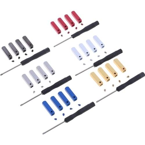 4PCS DIY Luxury Screw On Metal Aglet Replacement Shoelaces Metal Tips Mirror Gold Silver Gunmetal Head For Sneakers