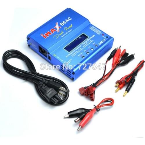 New iMAX B6 AC B6AC Lipo NiMH 3S RC Battery Balance Charger with B6AC European Universal Power Cord Power Cable