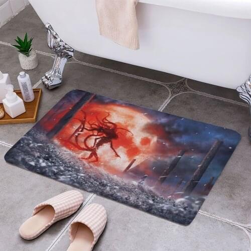 Moon Presence 3D Print Doormats Rectangle Non-Slip DoorMat Bedroom Kitchen Entrance Print Door rugs Dropshipping
