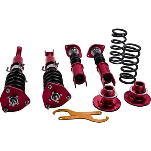 Coilovers Kits Racing Shocks For Nissan Fairlady 350Z Z33 Height Adj. Red Struts for Infiniti G35 350 Z Roadster Z33 Suspension