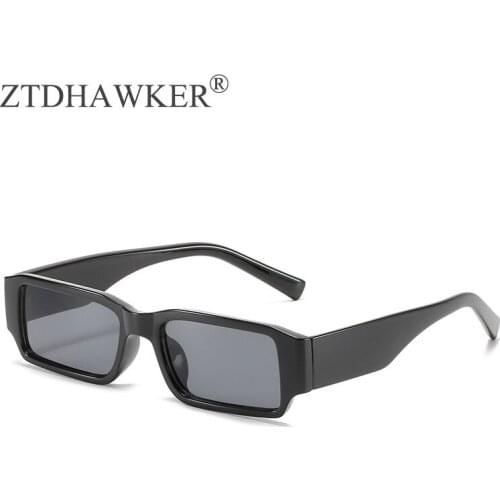 2021 New Retro Fashion Small Box Sunglasses Womens Trend Street Take All Kinds of Simple Personality Artistic Glasses UV400