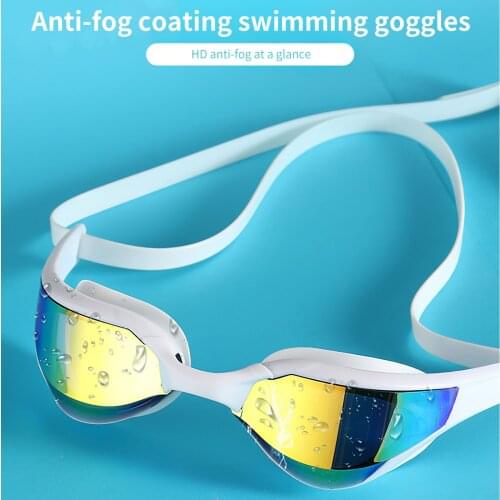 Myopia Swimming Goggles Earplug Professional Adult Silicone Swim Cap Pool Glasses Anti Fog Men Women Optical Waterproof Eyewear