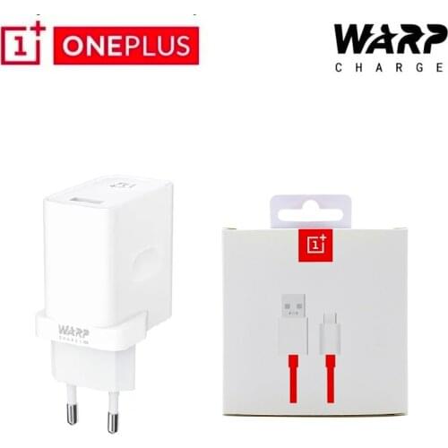 Original OnePlus 7 pro EU Warp Charge Power Adapter 30W Charger Cable Quick Charge 30W For OnePlus 8 7 7Pro 6 6T 5 5T 3 3T