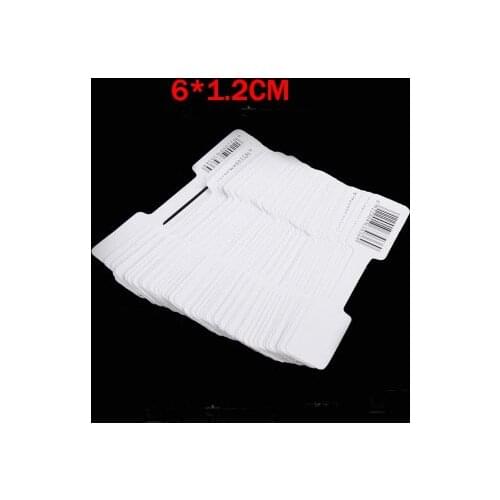 100pcs/bag Self Adhesive Paper Price Tags for Jewelry Necklace Ring Price Labels Tags Display Paper Jewellery Price Tags Craft