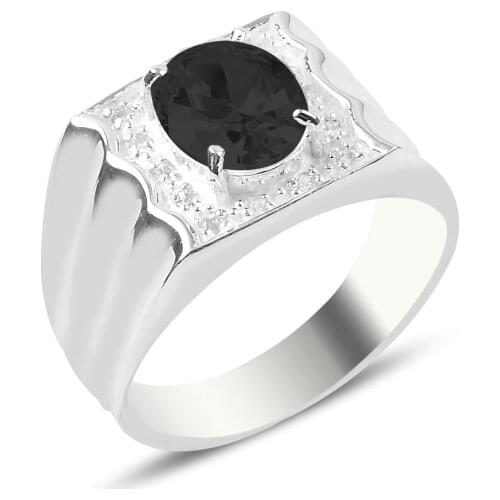 Silver 925 Sterling Zircon Stone Ring