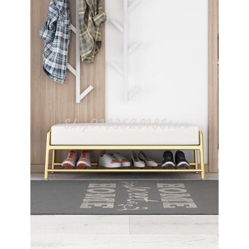 Nordic Shoe Changing Stool Household Doorstep Shoe Wearing Stool Bench Bench Sitting Shoe Cabinet Doorstep Shoe Stool Doorstep