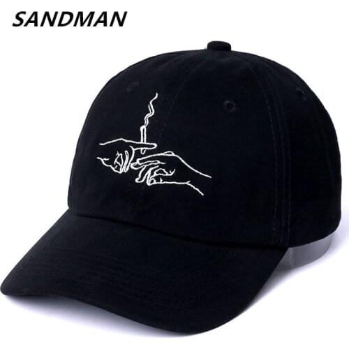 SANDMAN High Quality Brand Snapback Cap Cotton Baseball Cap For Men Women Hip Hop Dad Hat Bone Garros