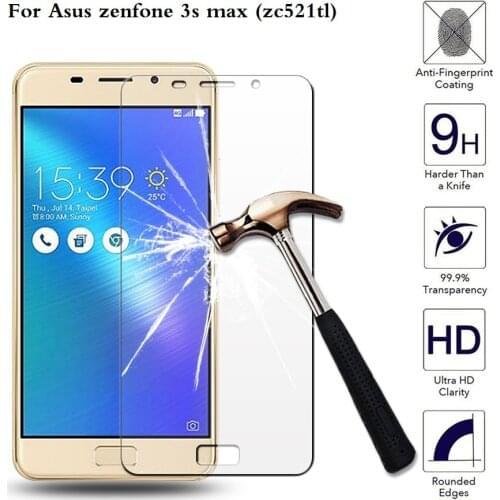 Protective glass For Asus zenfone 3s max (zc521tl) Screen Protector Premium Film for ASUS ZenFone Pegasus 3S/4 Max pro sd425