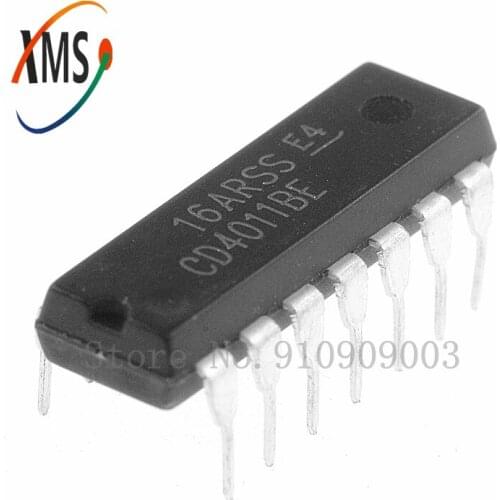 10PCS CD4011BE DIP14 CD4011 DIP 4011BE DIP-14 new and original IC