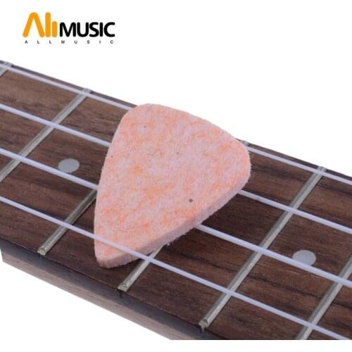 Ukulele Felt Picks 10PCS Personalized For Sale 3.0 mm Soft And Hard Ukuele Plectrums Grey/Orange