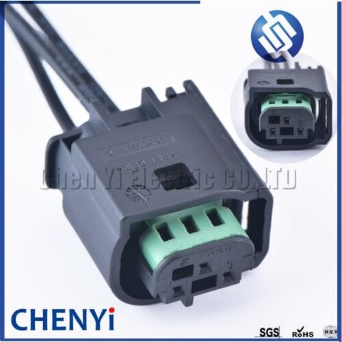 3 Pin Auto Waterproof Radar Sensor Connector Plug switch air pressure sensor Cable plug 1-967642-1 For Benz BMW Citroen Peugeot