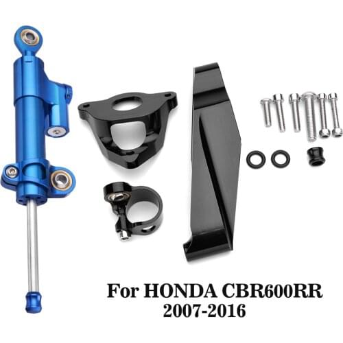 Motorcycle Accessories Steering Stabilizer Damper Mounting Bracket Kit For Honda CBR600RR CBR 600RR CBR 600 RR 2007-2016