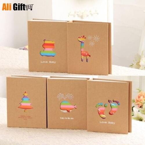 100 Pockets 6 Inch Photo Album Picture Frame for Kids Children Gift Scrapbooking Picture Case Photo Album for Lover Baby Wedding