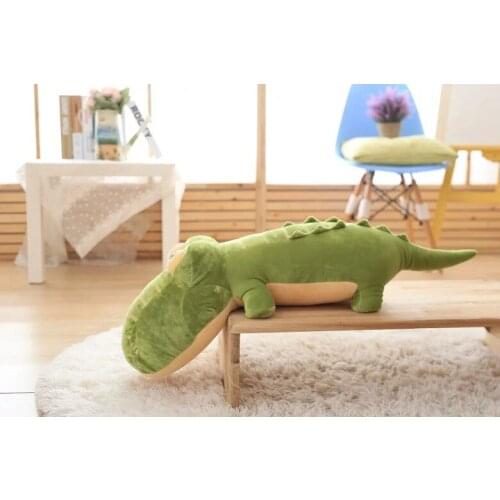 Big plush crocodile toy green soft crocodile pillow doll gift about 105cm 2608