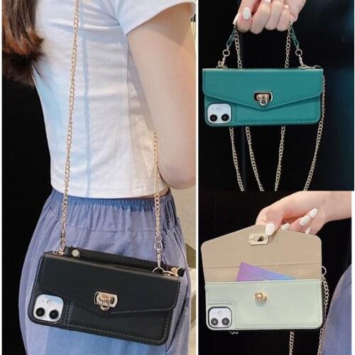 Case For iPhone 11 Pro Max 10 X 7 8 Plus Lady Handbag Leather Back Cover For iPhone XR XS Max SE 2020 Wallet Purse Phone Case