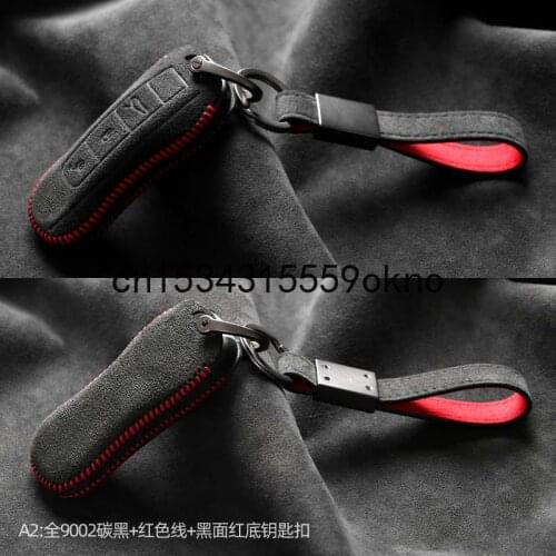Key Bag For Porsche Cayenne Macan 918 718 Key Case Cover Ring Alcantara Accessories