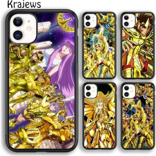 Krajews Aries Mu Sagitario Saint Seiya Phone Case Cover For iPhone 5 6s 7 8 plus X XR XS 11 12 pro max Samsung Galaxy S9 S10