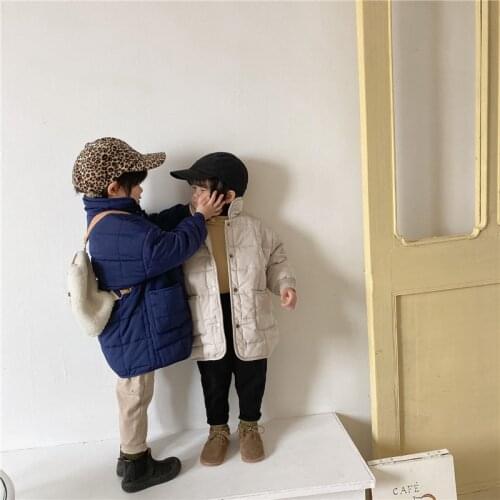 Girls Babys Coat Jacket Outwear 2021 Cute Fur Thicken Autumn Winter Plus Velvet Warm Tracksuit Fleece Childrens Clothing