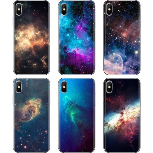 For ZTE Blade A910 A610 A530 A510 For Oneplus One plus 3T 5T 6T 6 7 8 7T Pro Soft Skin Cover Nebula Over Mountain Abstract Space