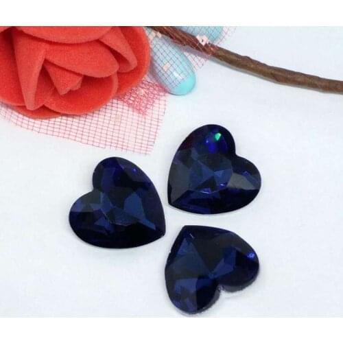 Chinese Cymbidium Heart Crystal Glass Sewing Pointback Rhinestones DIY Wedding Dress 8mm 10mm 12mm 14mm 16mm 18mm 27mm