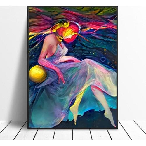 Frankenstein (2) Art Canvas Poster Home Decor Painting No Frame