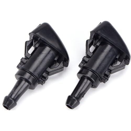 Hot sale 2Pcs Windscreen Wipers Parts Vehicle Fan Shaped Water Spray Windshield Wiper Jet Washer Nozzle
