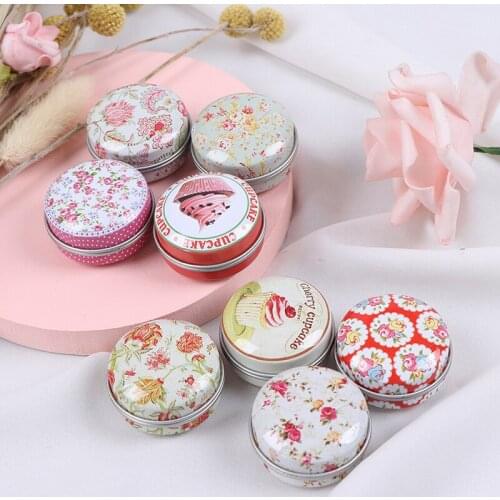 Round ,Square Metal Packing Tin Jar Boxes Small Medicine Case Cans Coin Headphones Nail Travel Pill Box Mini Tin Pill Case Box
