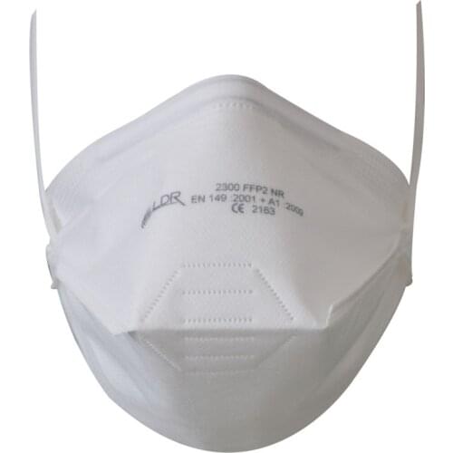 LDR 2300 Nr Certified Mask 25 Pcs/Box EN 149:2001 + A1:2009 FFP2 N R
