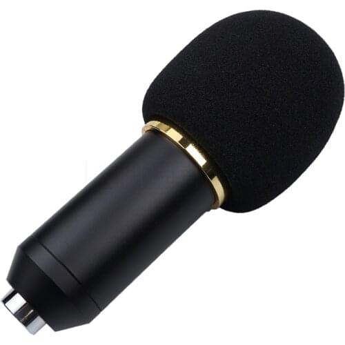 Good quality Condenser Recording Microphone Wired Micro Phone Mic Sound Recorder Professional KTV Karaoke Dynamic + Stand Holder
