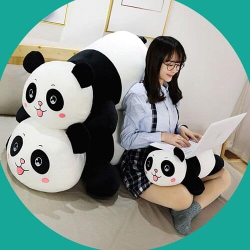 Lovely Panda Doll Soft Plush Stuffed Animal Pillow Home Sofa Car Furnishings Cushion