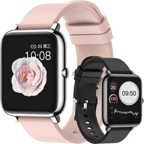 Fashion Smart Watch Men Women Waterproof Sports Fitness Tracker Heart Rate Sleep Monitoring DIY Clock Smartwatch for Android IOS