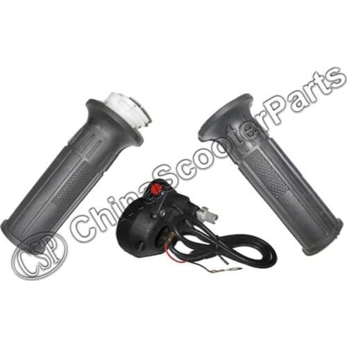 Handle Grip Set Throttle Mini Moto Dirt Pit ATV Quad Go Kart Buggy Pocket Bike